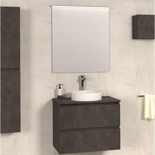 ClearAmbient 60 cm Wandmontierter Waschtisch mit Zubehör | Wayfair.de